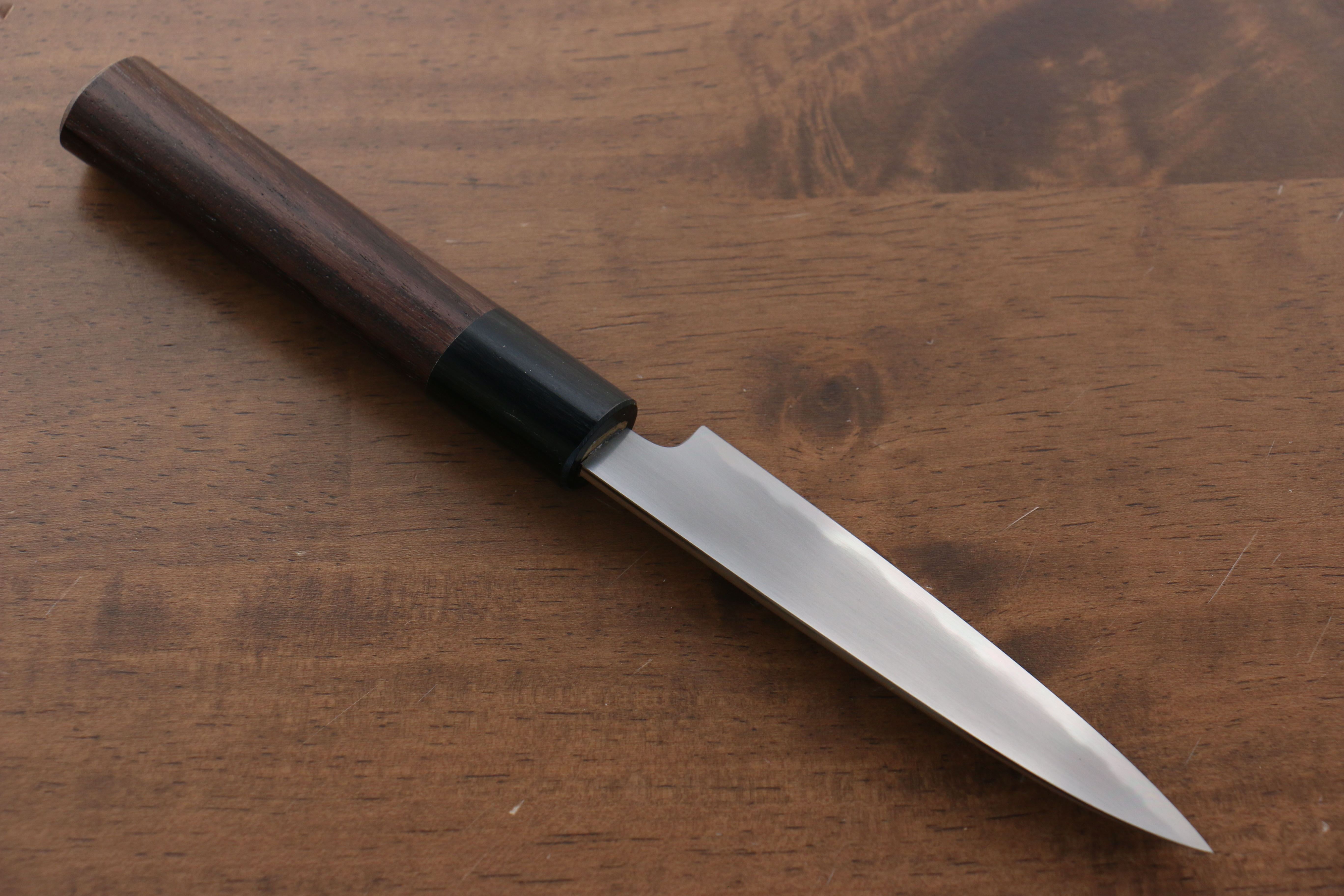 Jikko White Steel No.2 Petty-Utility 120mm Shitan Handle - Seisuke Knife