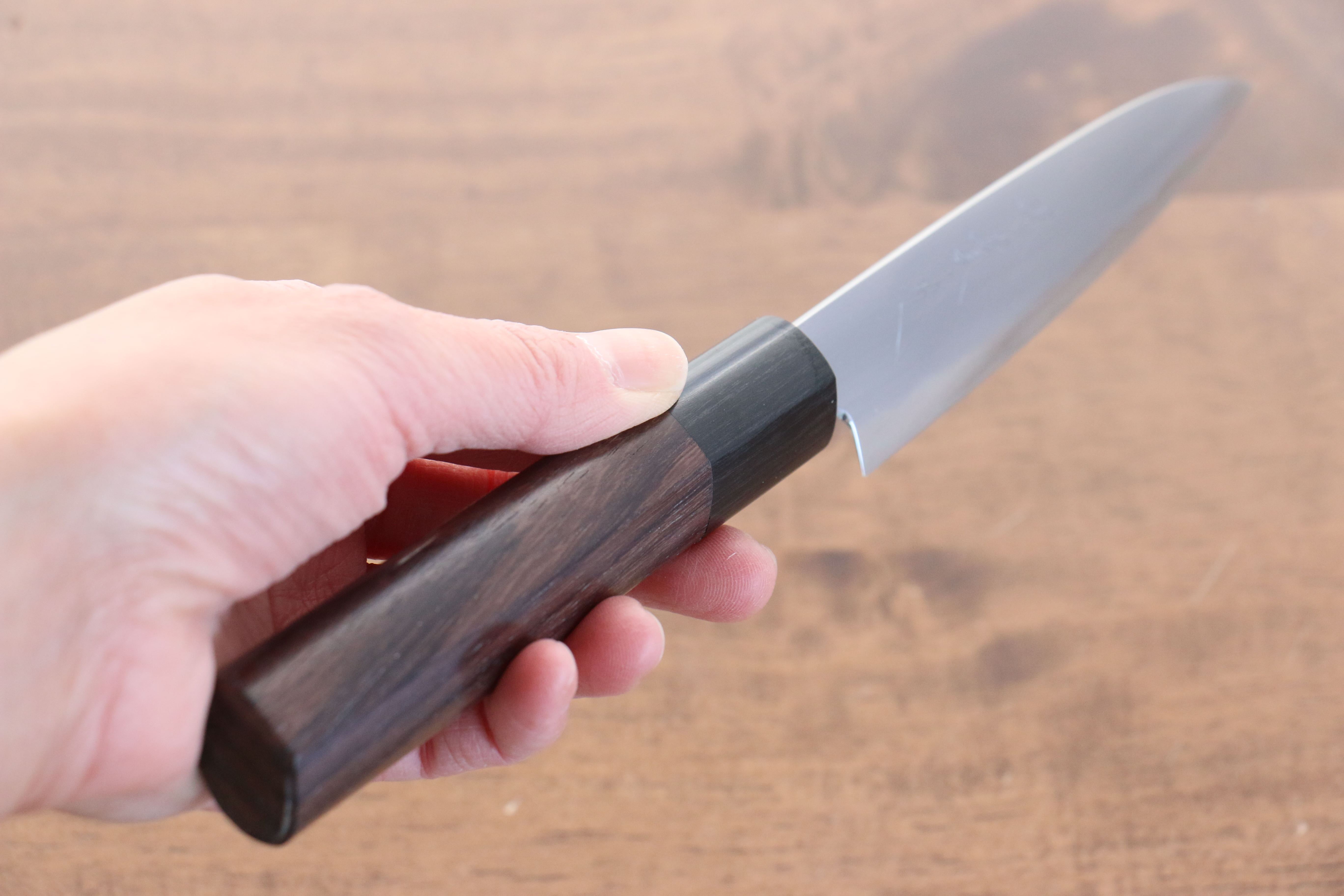 Jikko White Steel No.2 Petty-Utility 120mm Shitan Handle - Seisuke Knife