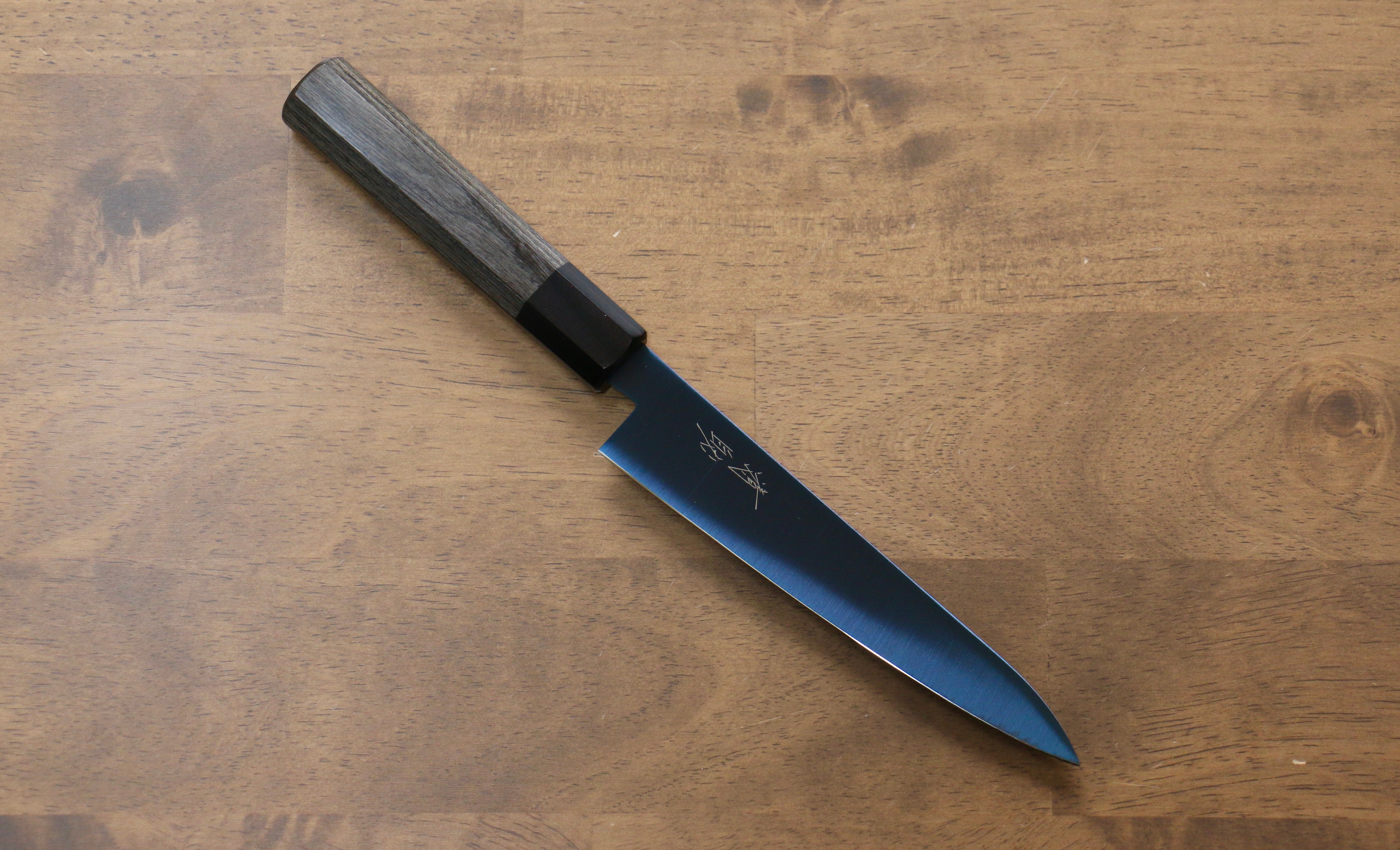 Seisuke SK-85 Ion plating Migaki Petty-Utility 150mm Gray Pakkawood Handle - Seisuke Knife
