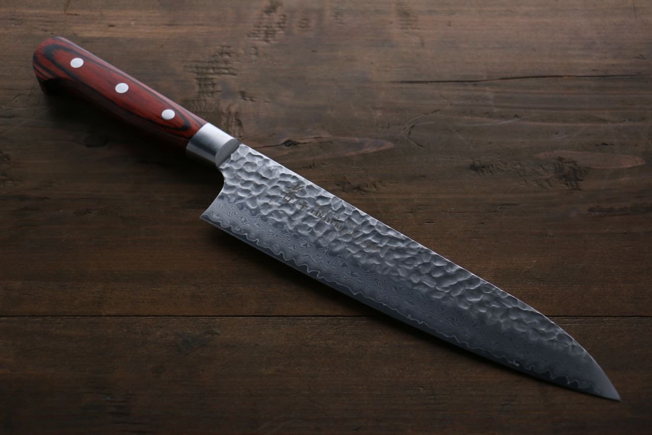 Sakai Takayuki 33 Layer Damascus Gyuto 210mm & Petty 150mm Set - Seisuke Knife
