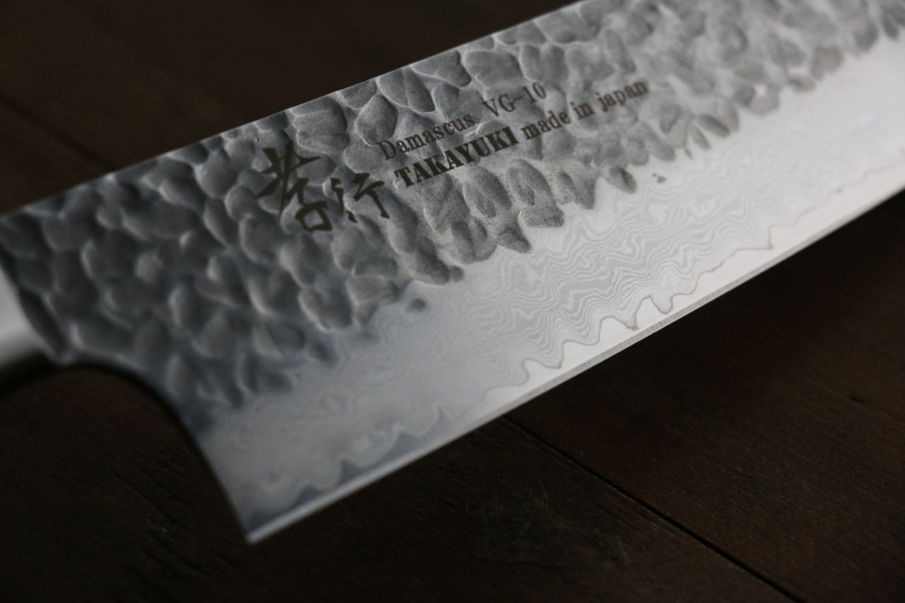 Sakai Takayuki 33 Layer Damascus Gyuto 210mm & Petty 150mm Set - Seisuke Knife