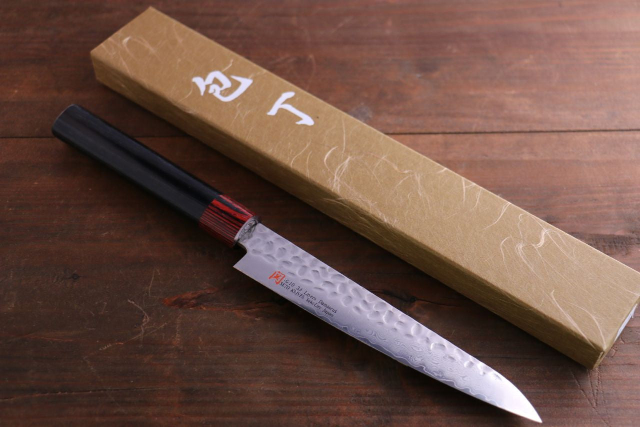 Iseya VG10 Damascus Petty-Utility 150mm - Seisuke Knife