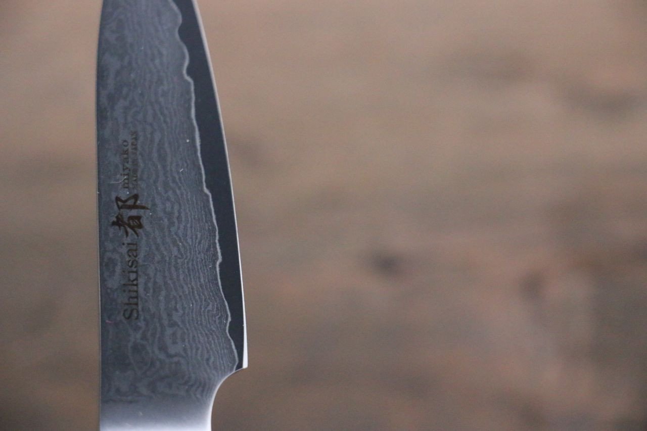 Miyako 33 Layer Damascus AUS-8a Paring 85mm - Seisuke Knife