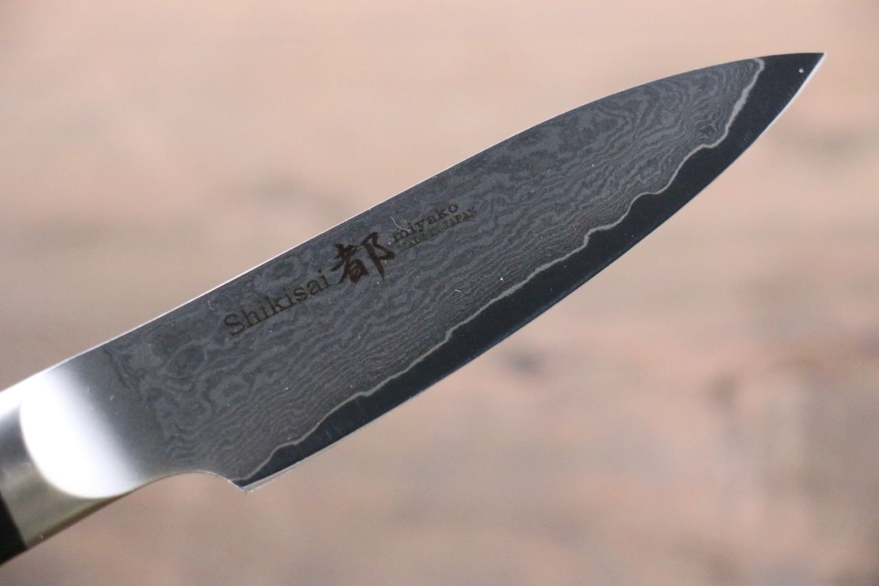 Miyako 33 Layer Damascus AUS-8a Paring 85mm - Seisuke Knife