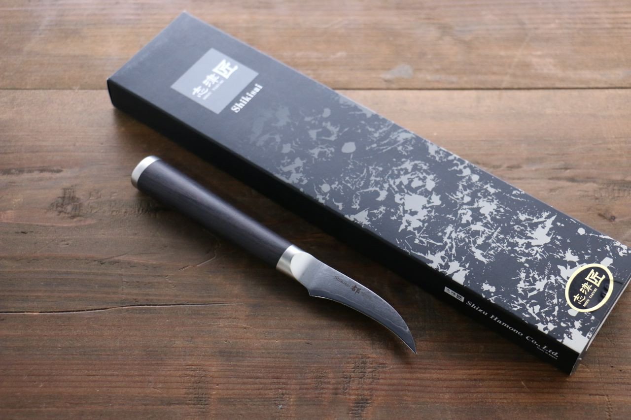 Miyako AUS8 33 Layer Damascus Peeling 65mm - Seisuke Knife