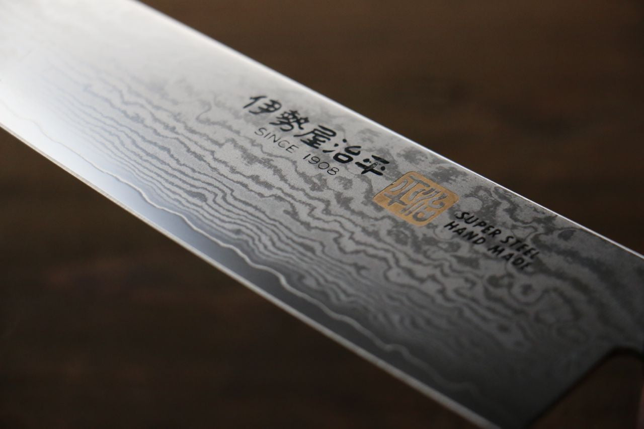 Iseya VG10 Damascus Santoku 180mm - Seisuke Knife