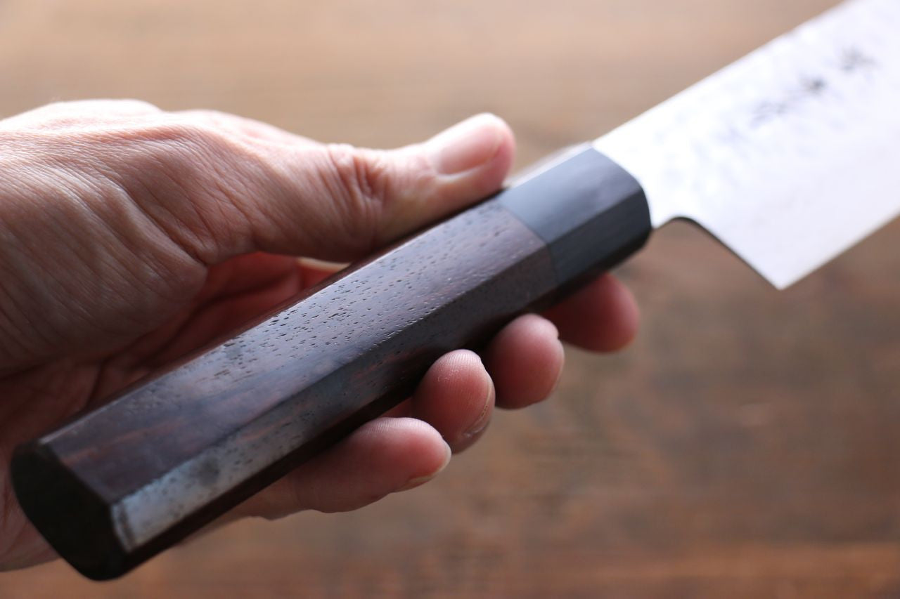 Sakai Takayuki 45 Layer Damascus Nakiri 160mm with Shitan Handle - Seisuke Knife