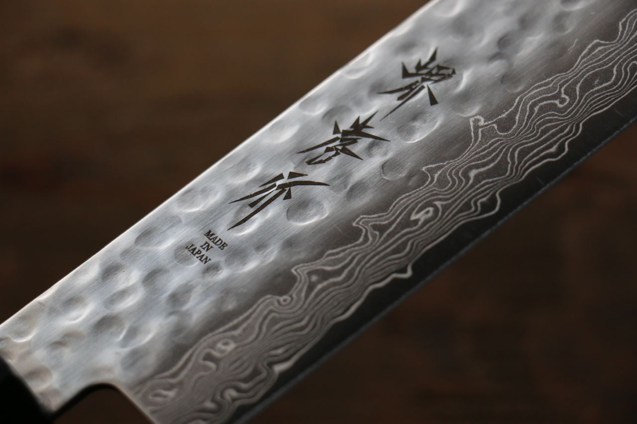 Sakai Takayuki 45 Layer Damascus Nakiri 160mm with Shitan Handle - Seisuke Knife