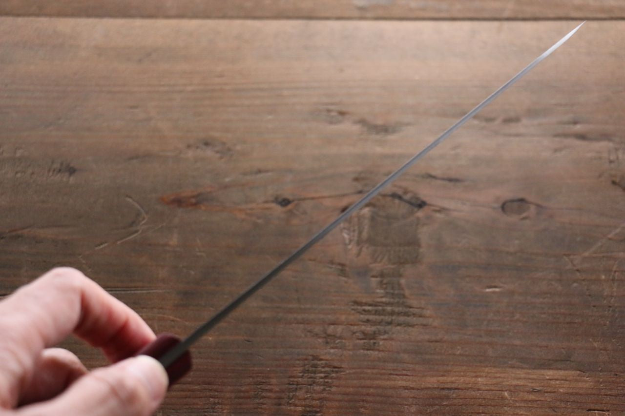 Shigeki Tanaka VG10 17 Layer Damascus Gyuto 210mm Red Pakka wood Handle - Seisuke Knife