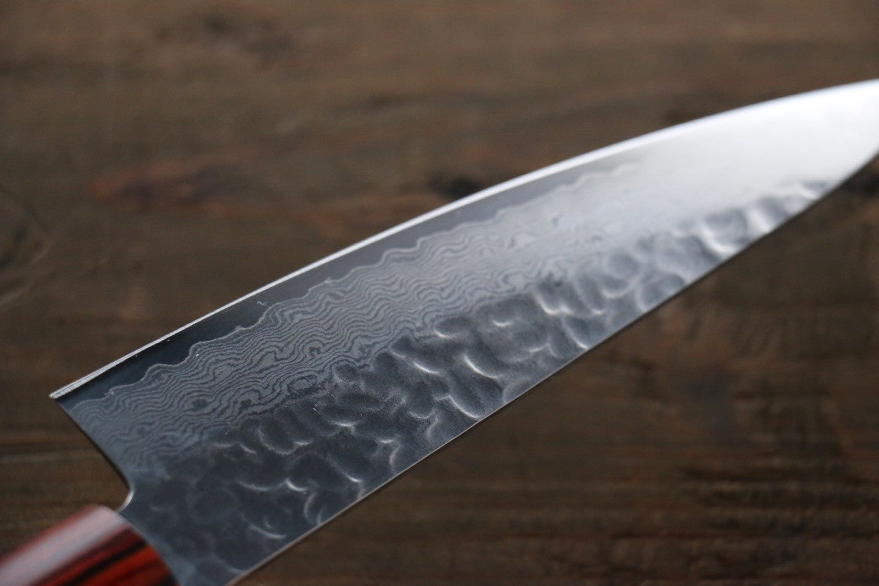 Iseya VG10 Damascus Small Santoku 135mm - Seisuke Knife
