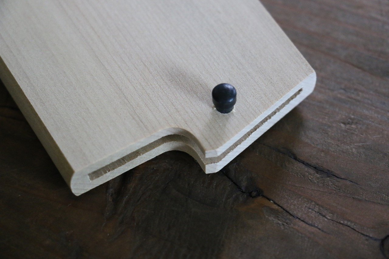 Magnolia Saya Sheath for Nakiri with Plywood Pin 180mm (Dai) - Seisuke Knife