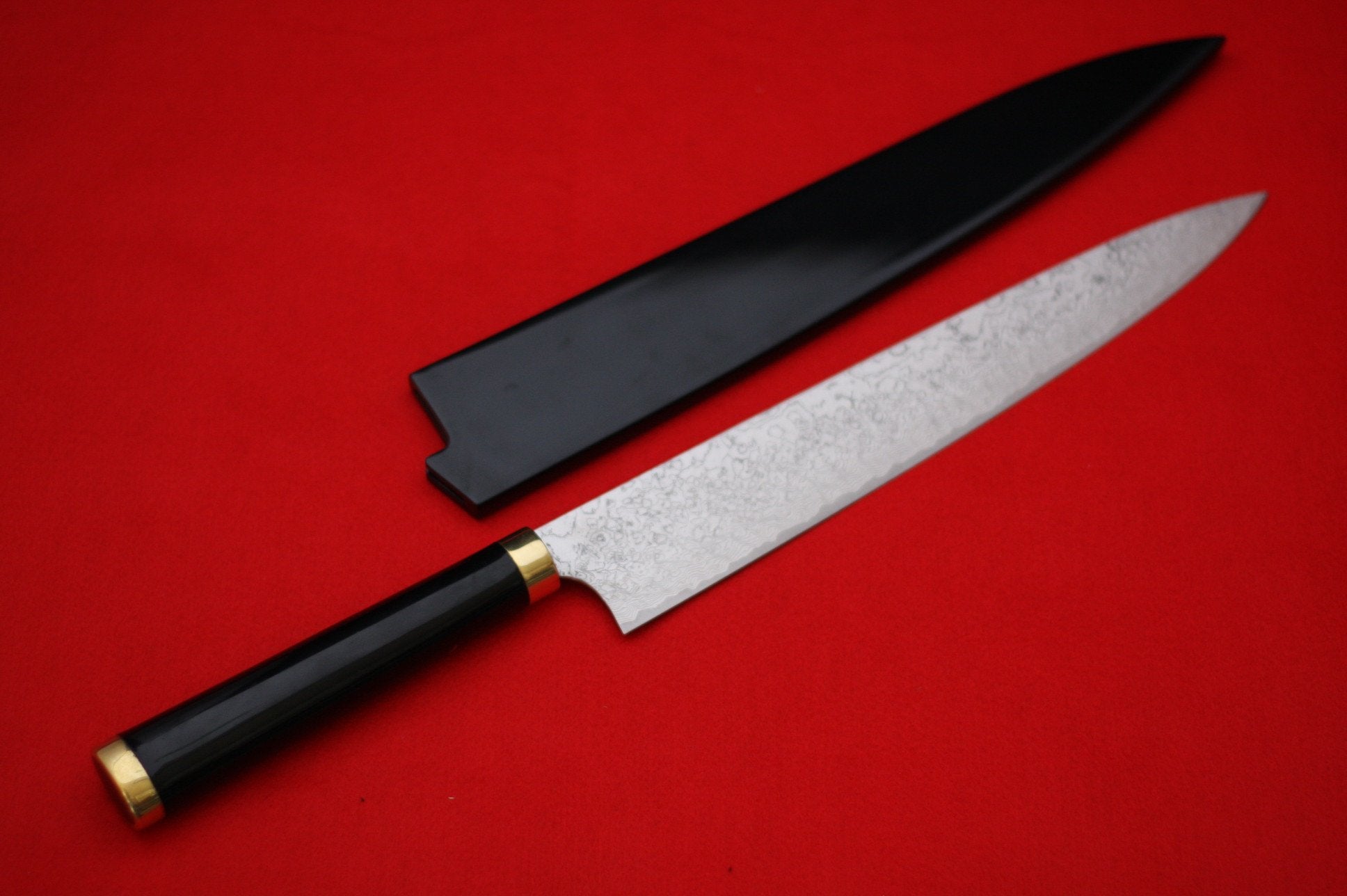 Takeshi Saji SG2 Japanese Sujihiki Chef Knife 270mm with Maki-e Art Mt. Fuji & Ship - Seisuke Knife