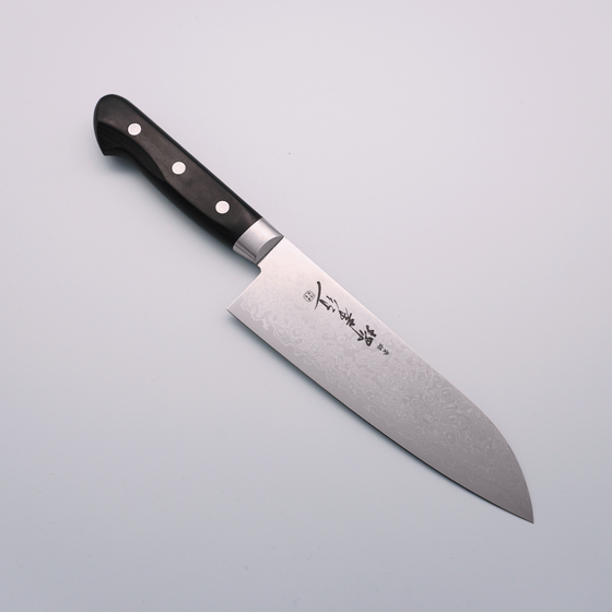 Sakai Takayuki AUS10 45 Layer Mirrored Damascus Santoku 170mm - Seisuke Knife