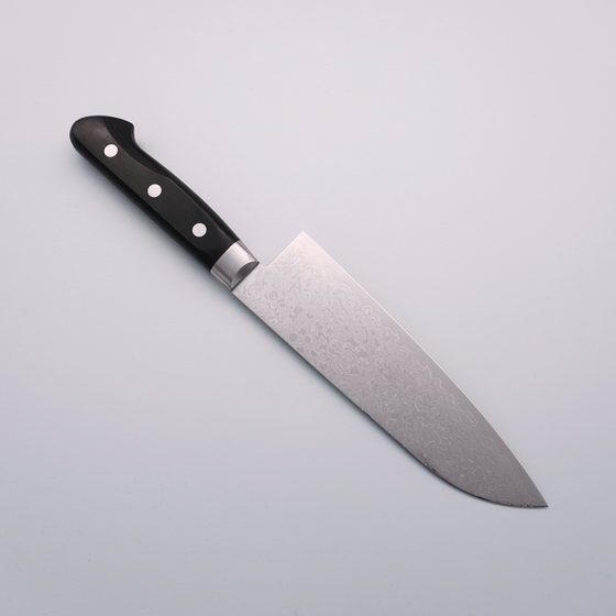 Sakai Takayuki AUS10 45 Layer Mirrored Damascus Santoku 170mm - Seisuke Knife