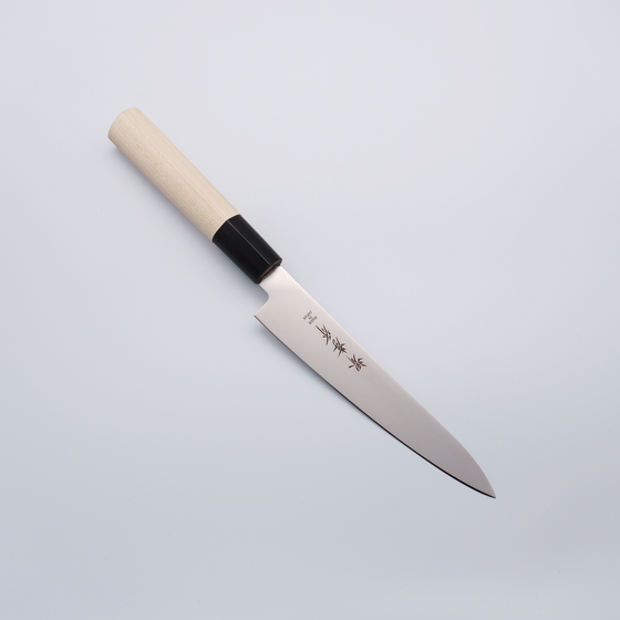 Sakai Takayuki Grand Chef Swedish Steel-stn Petty-Utility 150mm Magnolia Handle - Seisuke Knife