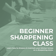  Beginner Knife Sharpening Class - Seisuke Knife