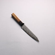  Seisuke AUS10 Mirror Crossed Kiritsuke Petty-Utility  150mm Rosewood (Ferrule: Brown Pakka Wood) Handle - Seisuke Knife