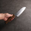 Yu Kurosaki New Gekko VG-XEOS Santoku  170mm Oak Handle - Seisuke Knife - Slide 4