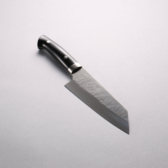 Takeshi Saji SRS13 Hammered Bunka  180mm Black Micarta Handle - Seisuke Knife