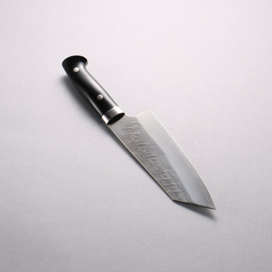 Takeshi Saji SRS13 Hammered Bunka  180mm Black Micarta Handle - Seisuke Knife