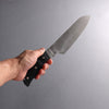 G.Sakai VG10 Santoku  165mm G-10 (Black) Handle - Seisuke Knife - Slide 4