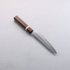 Yoshimi Kato Minamo SG2 Hammered Petty-Utility  150mm Sandalwood with White Ring Handle - Seisuke Knife - Slide 2