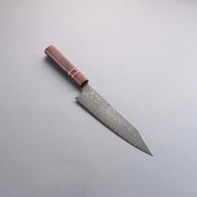  Yoshimi Kato SG2 Black Damascus Kiritsuke Gyuto  210mm Rosewood (Red Turquoise Ring) Handle - Seisuke Knife