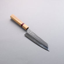  Yoshimi Kato Minamo SG2 Hammered Bunka  170mm Olive (Red Turquoise Ring) Handle - Seisuke Knife