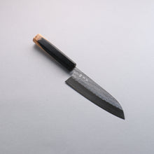  Yoshimi Kato Minamo SG2 Hammered Santoku  170mm Olive Tree and Black Resin Handle - Seisuke Knife