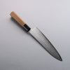 Seisuke VG10 Damascus Gyuto 210mm Teak & Black Water Buffalo Horn Handle - Seisuke Knife