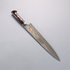 Takeshi Saji VG10w Colored Damascus Black Finished Sujihiki  270mm Ironwood Handle - Seisuke Knife - Slide 2