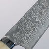 Takeshi Saji SG2 Black Damascus Bunka  180mm White Deer Horn Handle - Seisuke Knife - Slide 3