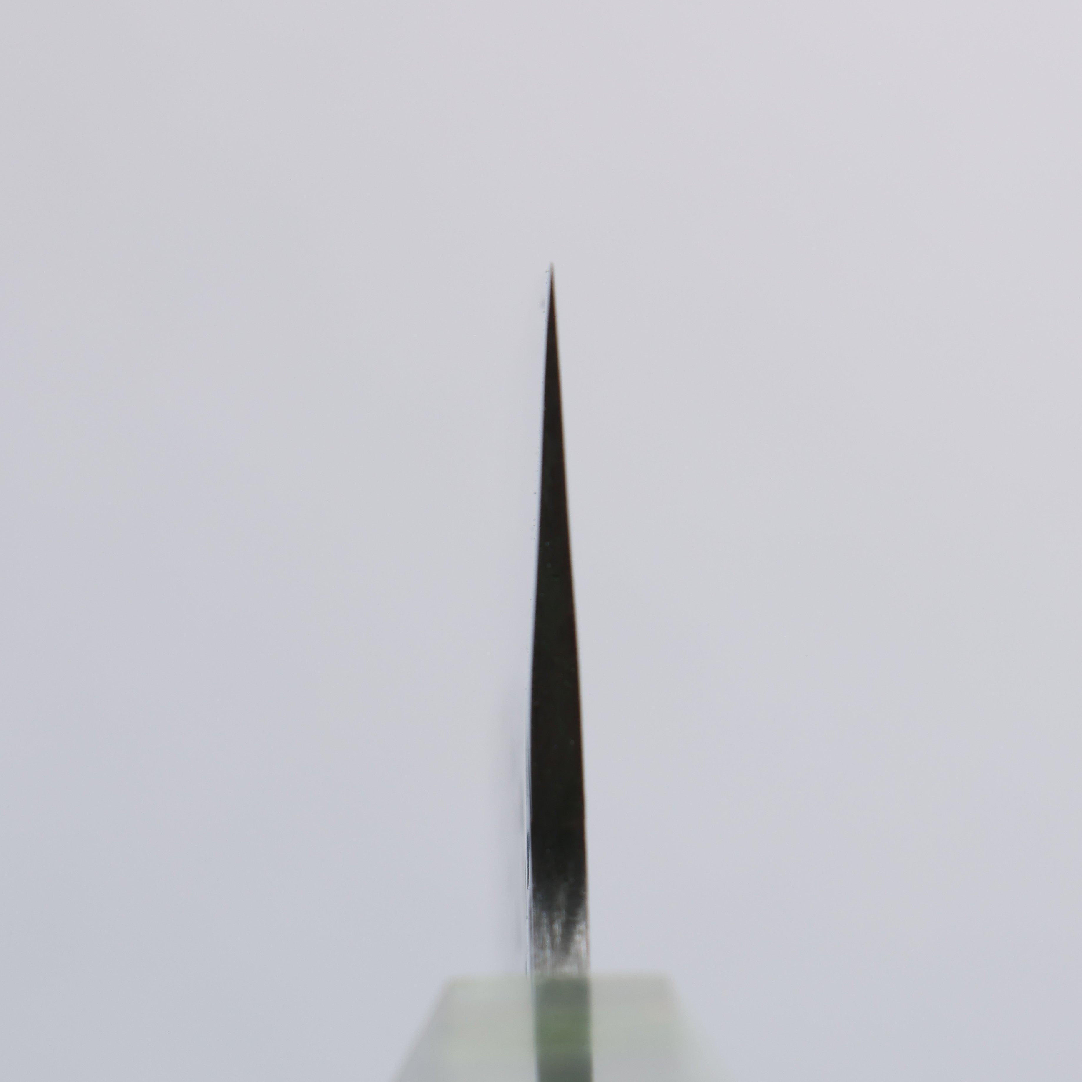 Takeshi Saji SPG STRIX Hammered Migaki Finished Bunka  165mm Green Stabilized Wood (with Black and White Ring) Handle - Seisuke Knife