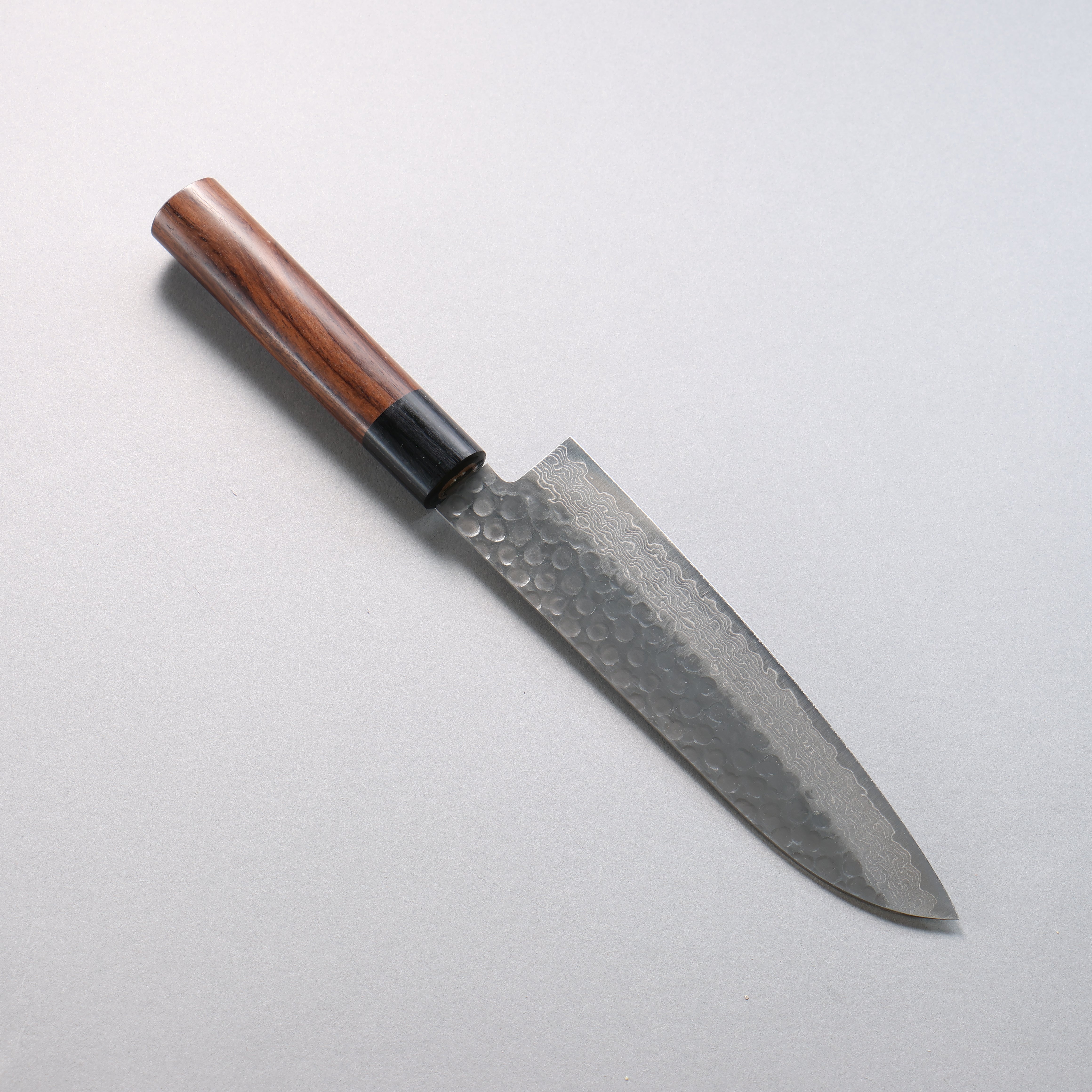 Seisuke Sumi VG10 16 Layer Hammered Damascus Santoku 180mm Rosewood Handle - Seisuke Knife