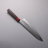 Yoshimi Kato SPG STRIX Hammered (V) Gyuto  240mm Rosewood (ferrule: Red Pakka wood) Handle - Seisuke Knife - Slide 2