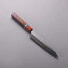 Yoshimi Kato Minamo SG2 Hammered Petty-Utility  150mm Rosewood (Turquoise Ring) Handle - Seisuke Knife - Slide 1