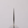 Yoshimi Kato VG10 Black Damascus Kiritsuke Gyuto  210mm Ebony (ferrule: Orange Resin) Handle - Seisuke Knife - Slide 5