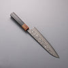 Yoshimi Kato VG10 Black Damascus Gyuto  210mm Ebony (ferrule: Orange Resin) Handle - Seisuke Knife - Slide 2