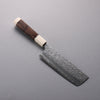 Yu Kurosaki Shizuku SG2 Hammered Nakiri  165mm Stabilized wood (Birch Burl) Handle - Seisuke Knife - Slide 1