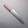 Yu Kurosaki Shizuku SG2 Hammered Gyuto  270mm Chinese Quince Burl (Turquoise Ring) Handle - Seisuke Knife - Slide 2