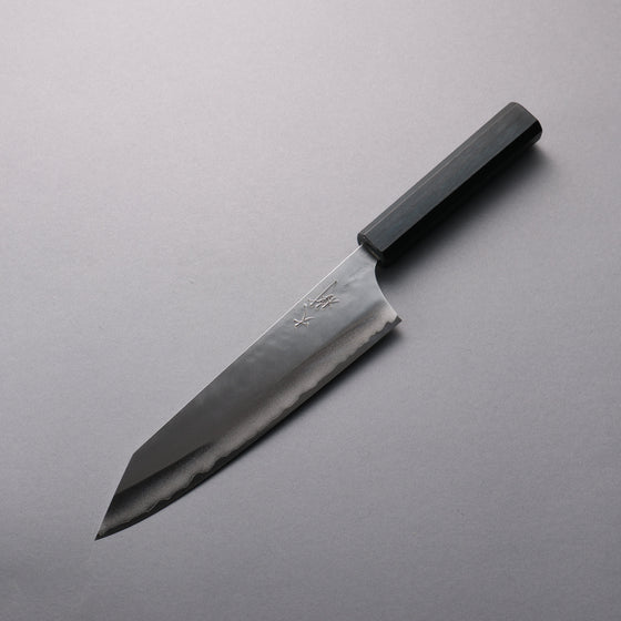 Taiki Kawamoto VG10 Lightly Hammered Gyuto  210mm Indigo colored Wood Handle - Seisuke Knife