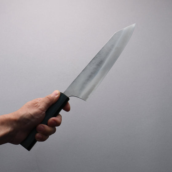 Taiki Kawamoto VG10 Lightly Hammered Gyuto  210mm Indigo colored Wood Handle - Seisuke Knife