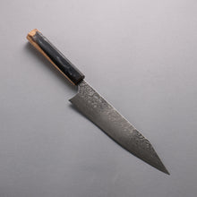  Yoshimi Kato SG2 Black Damascus Kiritsuke Gyuto  210mm Olive Tree and Black/White Marble Resin Handle - Seisuke Knife