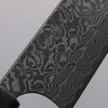 Yoshimi Kato SG2 Black Damascus Kiritsuke Gyuto  210mm Olive Tree and Black/White Marble Resin Handle - Seisuke Knife - Slide 3