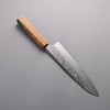 Yoshimi Kato SG2 Damascus Migaki Finished Gyuto  210mm Olive Tree and Green Resin Handle - Seisuke Knife - Slide 2
