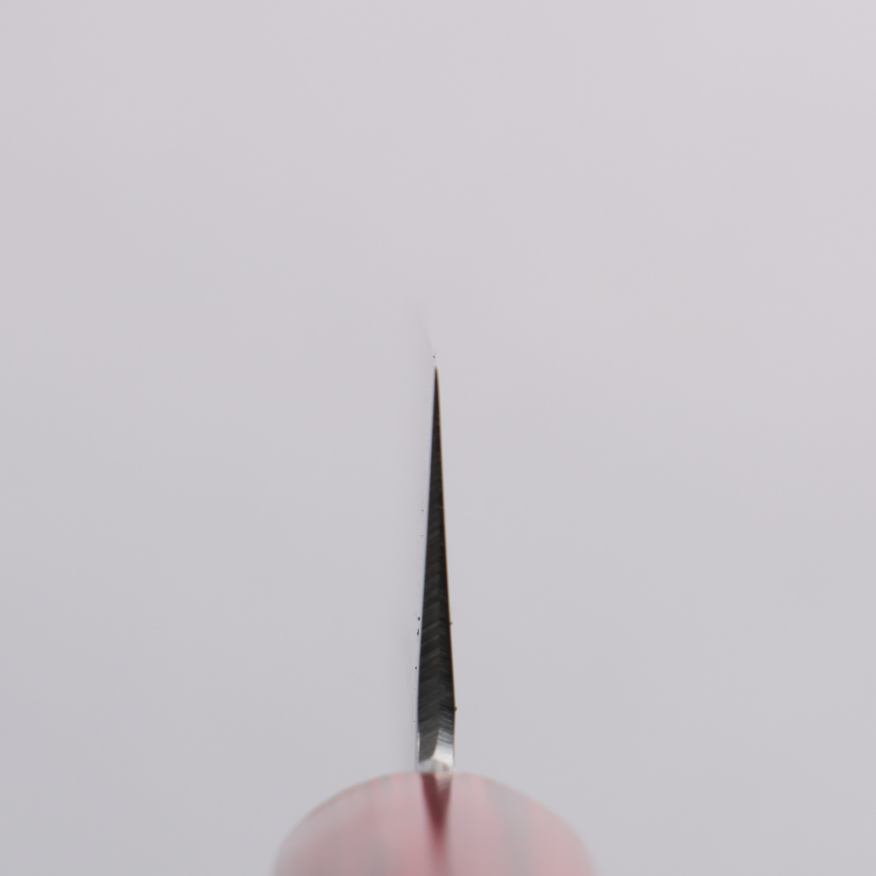 Kunihira VG1 Hammered Small Santoku 130mm Red Pakka wood Handle - Seisuke Knife