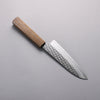 Yu Kurosaki Senko Ryu SG2 Hammered Small Santoku  150mm Oak Handle - Seisuke Knife - Slide 2