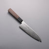 Seisuke SG2 Damascus Migaki Finished Santoku  180mm Wenge Handle - Seisuke Knife