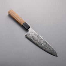  Seisuke SG2 Damascus Migaki Finished Santoku  180mm Teak (ferrule: Black Water Buffalo Horn) Handle - Seisuke Knife