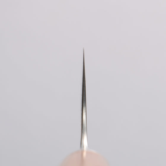 Kamo Hamono VG10 Damascus Santoku 165mm Brown Pakka wood Handle - Seisuke Knife